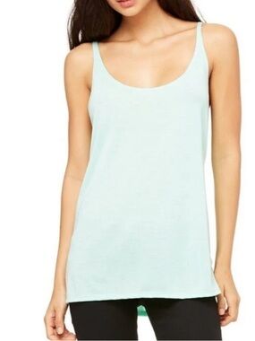 NWT EILEEN FISHER 100% silk mint Scoop Neck Women's Tank Top size S/M